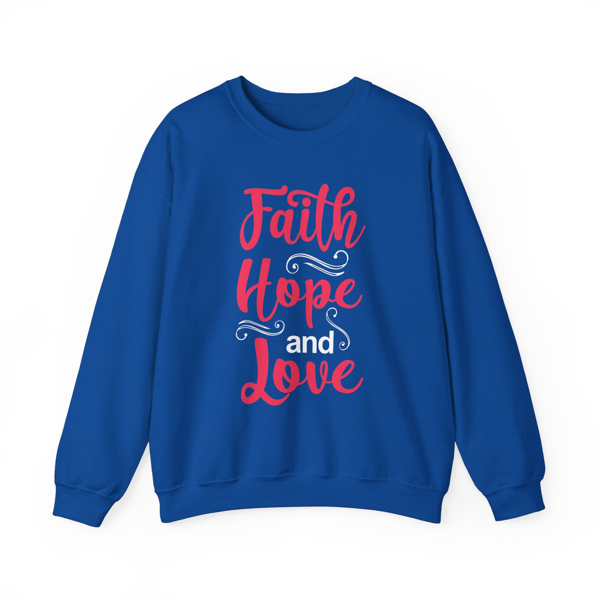 Sweat-shirt unisexe Faith Hope And Love 