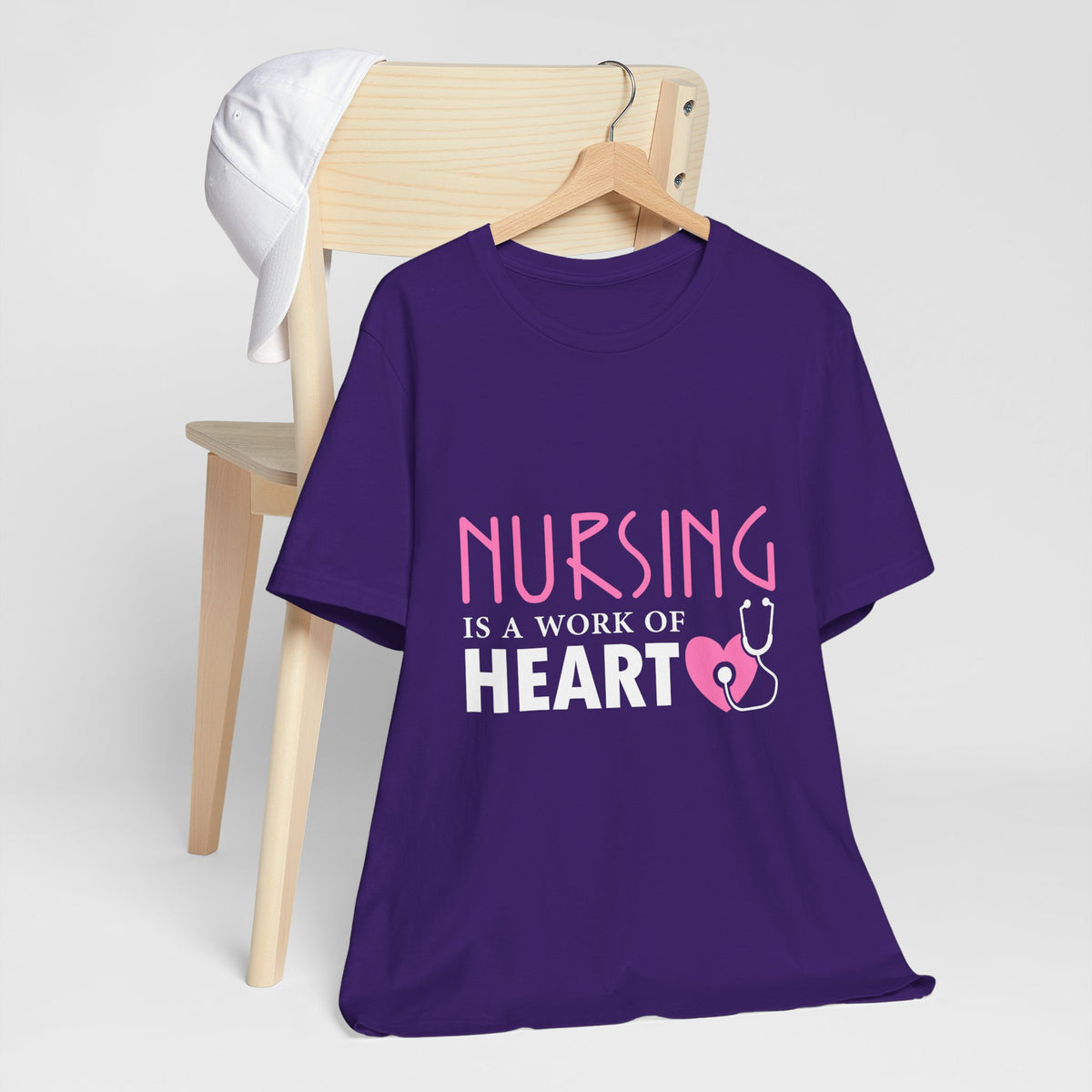 Nursing Is A Work Of Heart Unisex Tee