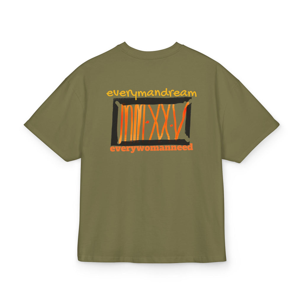 Everyman Dream Unisex Box Tee - Soft Cotton Graphic T-Shirt for Casual Style