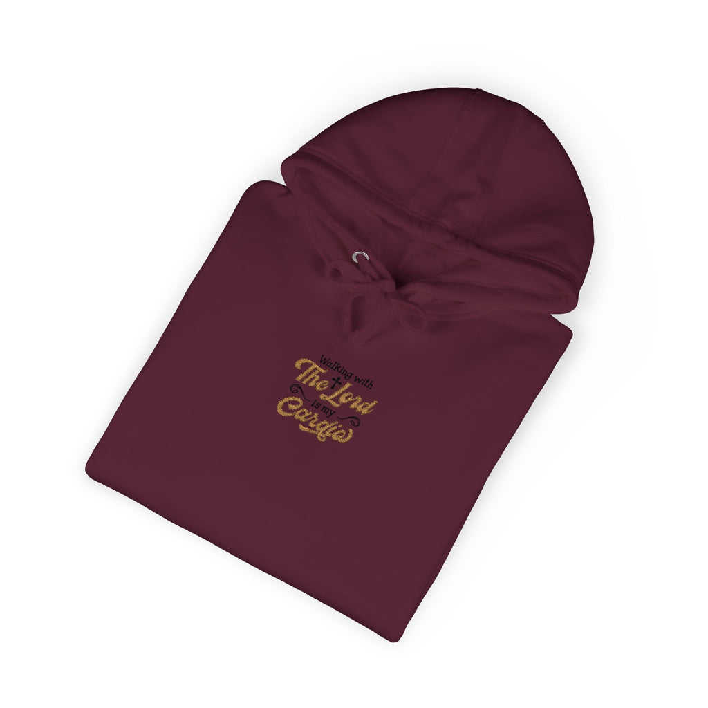 Religious Fleece Hoodie - Walking with the Lord