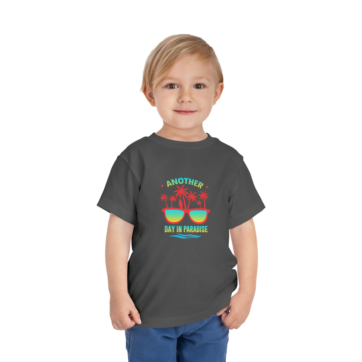 T-shirt pour tout-petits Un autre jour au paradis 