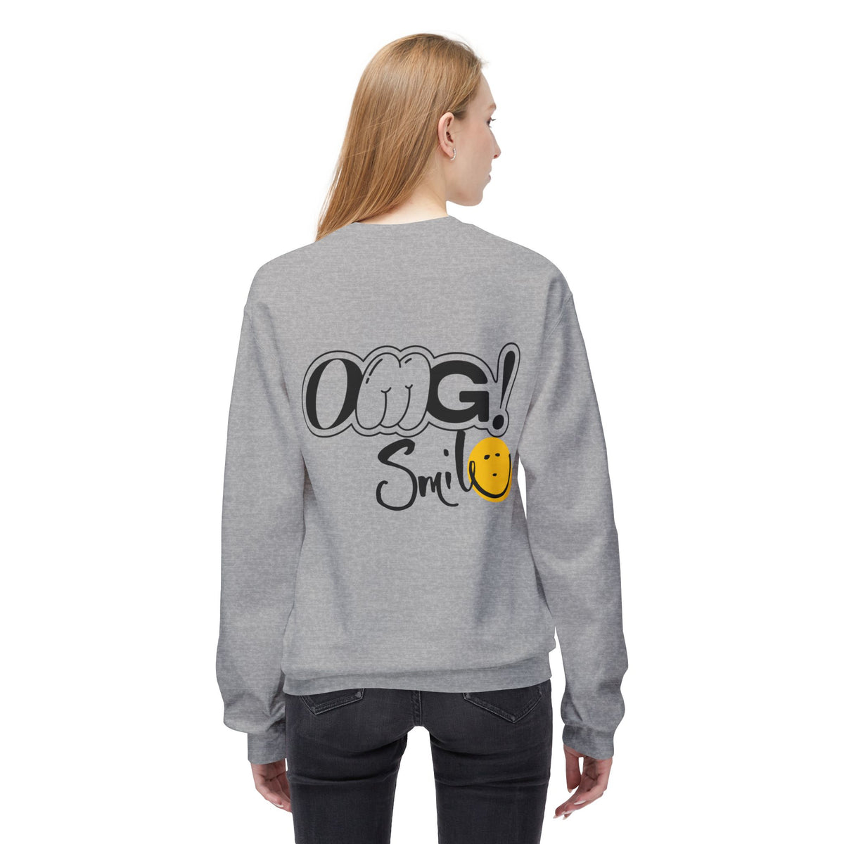 OMG!Smile Softstyle  Crewneck Sweatshirt