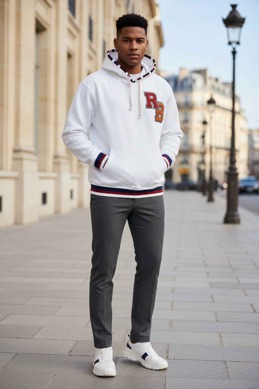 Varsity RB Hoodie – Retro Letterman Pullover