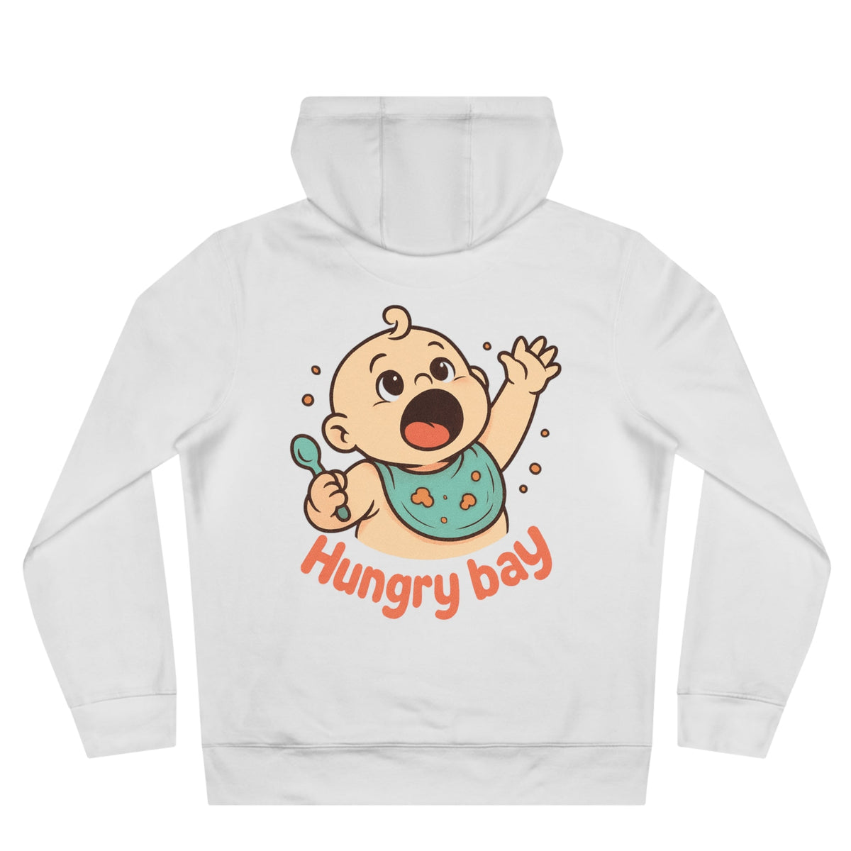 Cute Baby Feeding Hoodie Printify