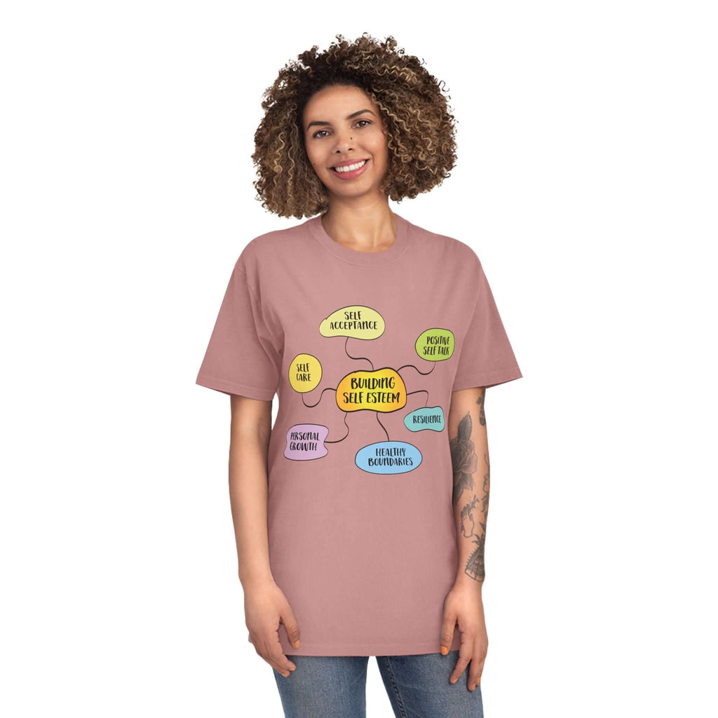 Faded Shirt - Building Self-Esteem Graphic Tee