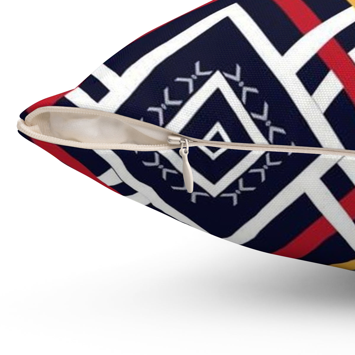 Spun Polyester Square Pillow