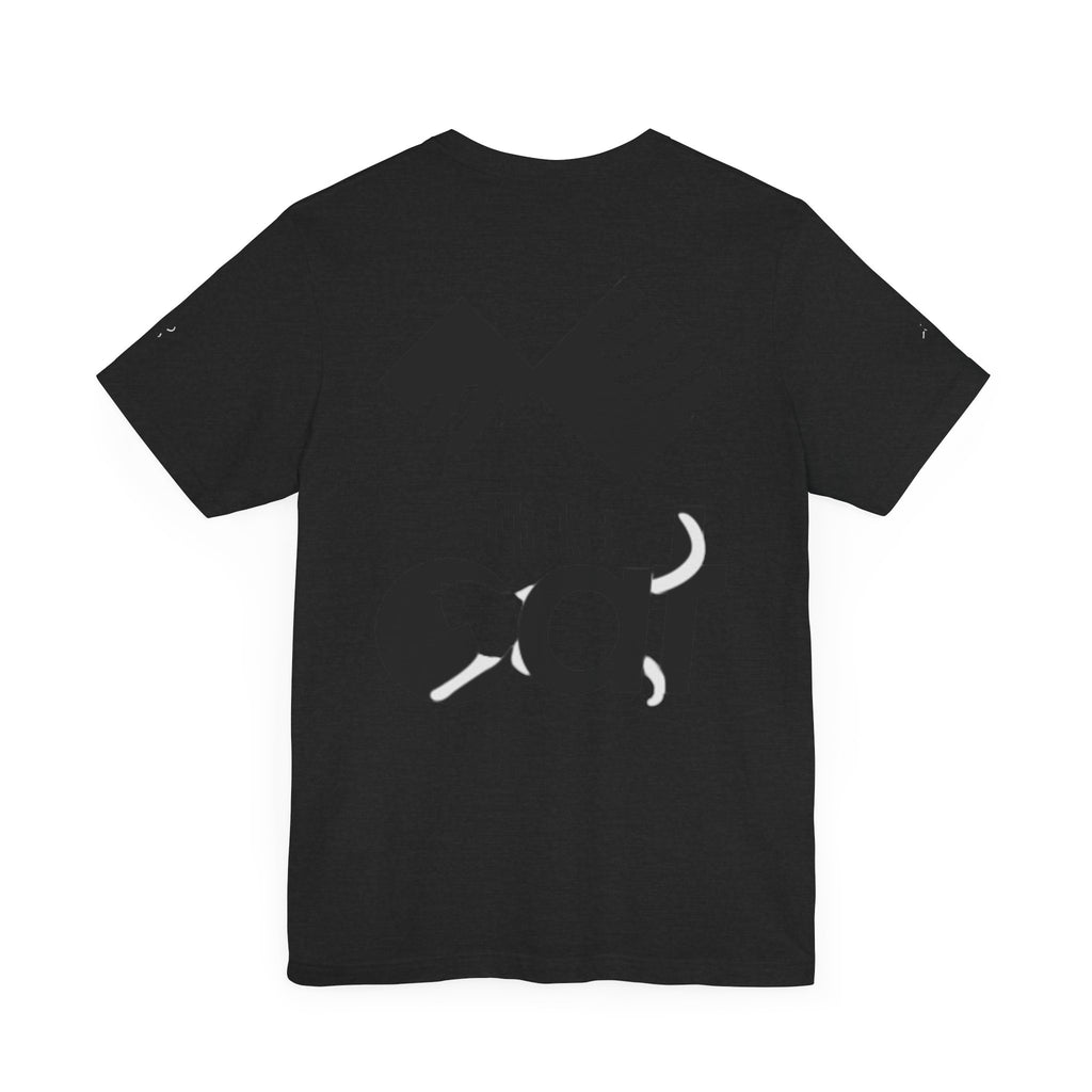 Flicker Cat Graphic Tee - Unisex Jersey Short Sleeve T-Shirt for Cat Lovers