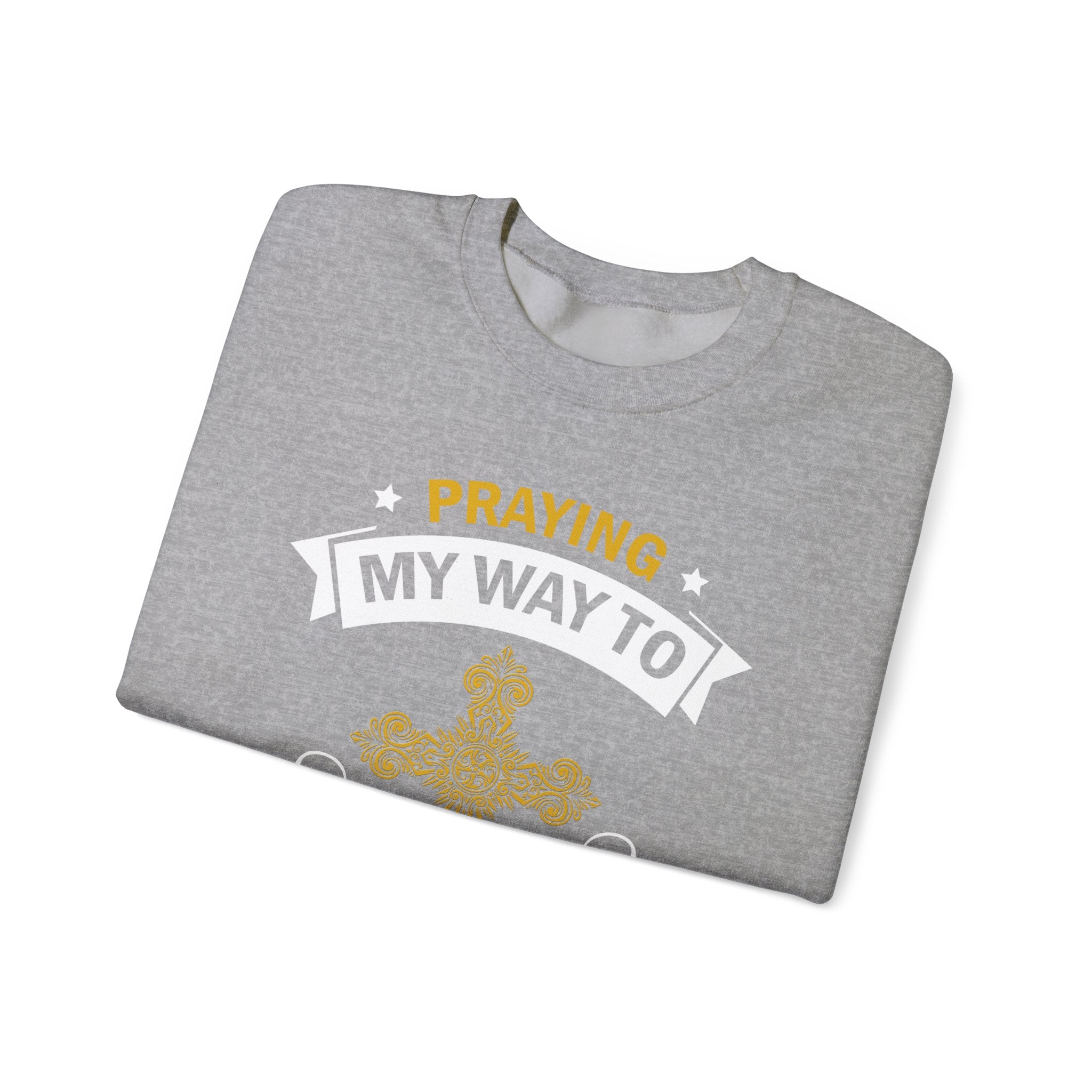Prier mon chemin vers le succès Sweat-shirt unisexe 
