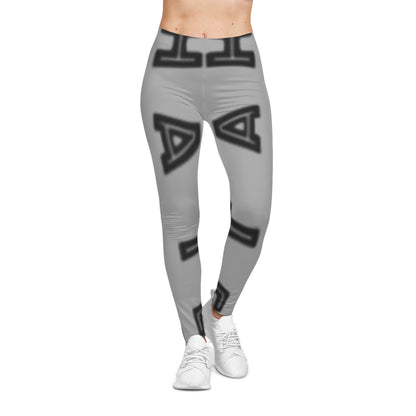 Stylish Women's Casual Leggings with Modern Graphic Design