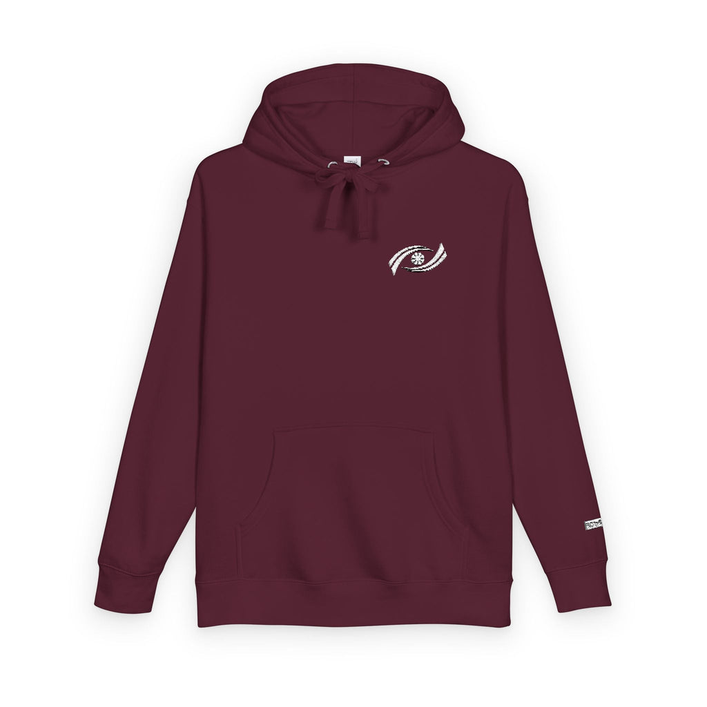 Cozy Unisex Fleece Hoodie with Artistic Design, Casual Wear, Gift for Him/Her, Fall Fashion, Everyday Comfort Printify