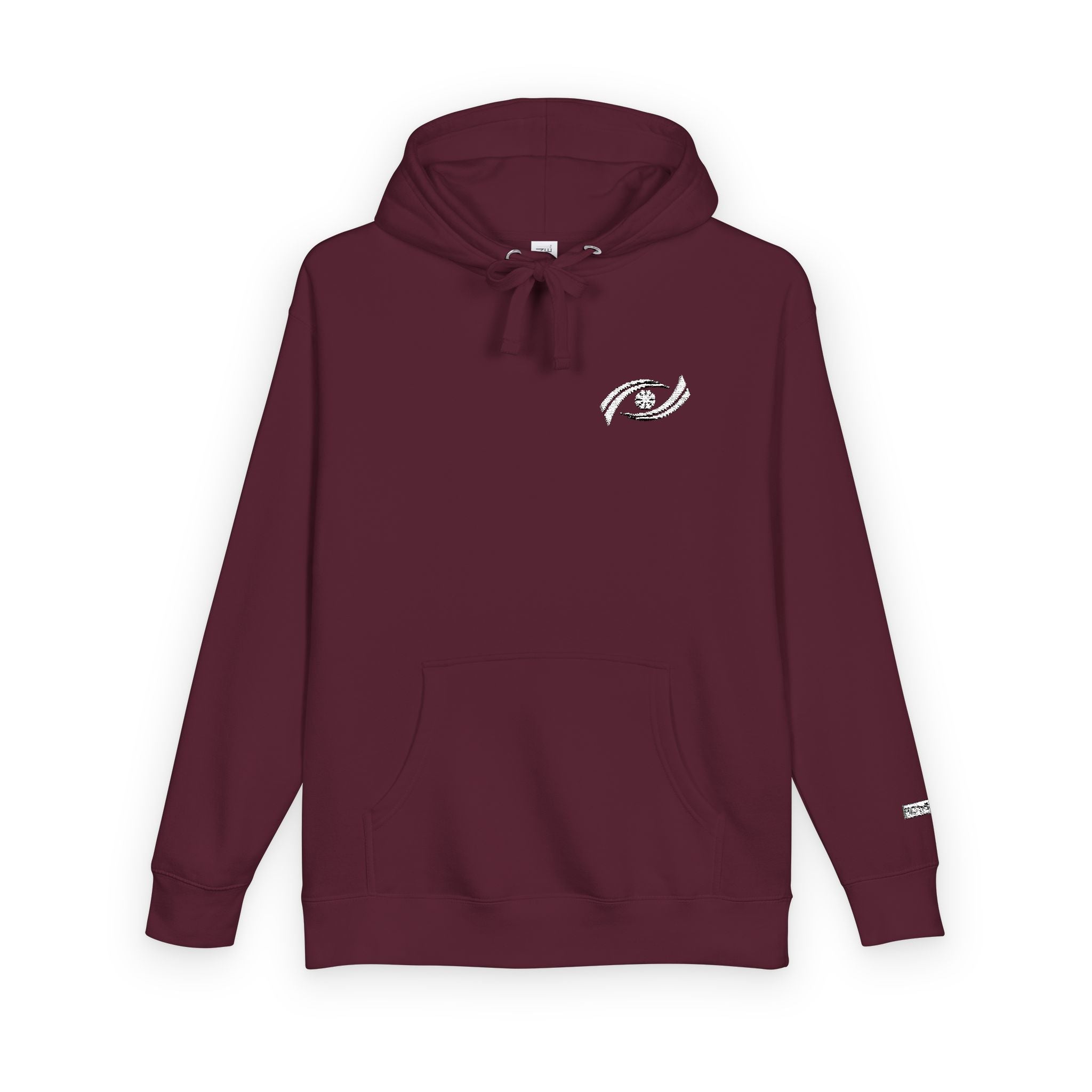 Cozy Unisex Fleece Hoodie with Artistic Design, Casual Wear, Gift for Him/Her, Fall Fashion, Everyday Comfort Printify