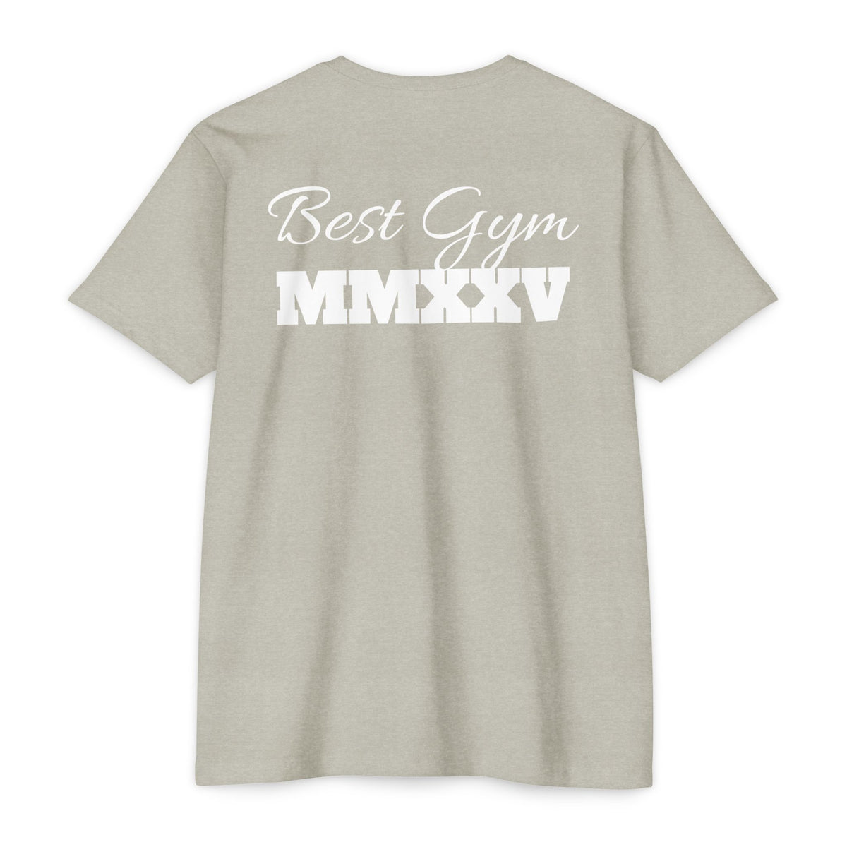 Best Gym Unisex CVC Jersey T-Shirt - Comfortable Fitness Apparel