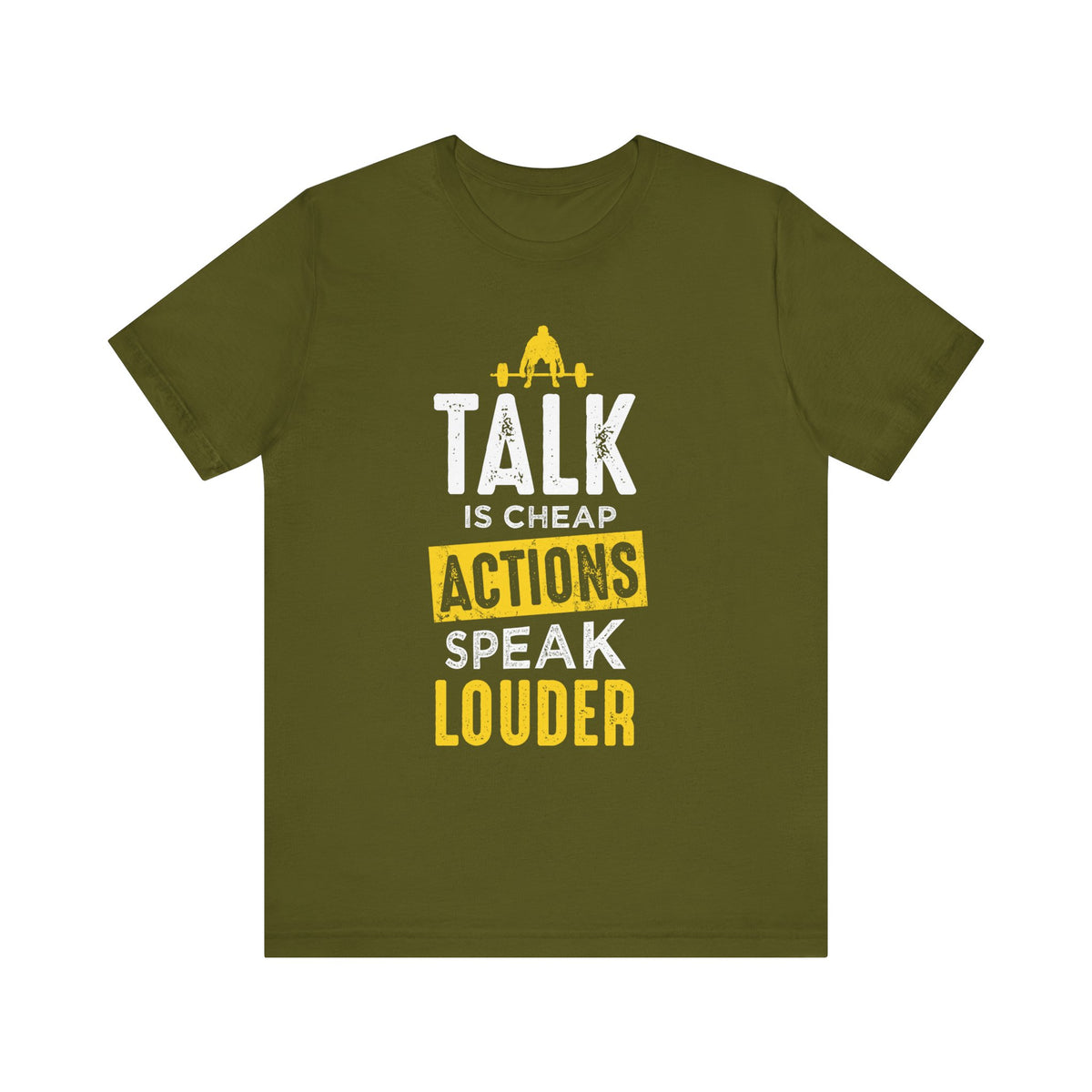 Parler, c’est des actions bon marché, parler plus fort, tee-shirt unisexe 