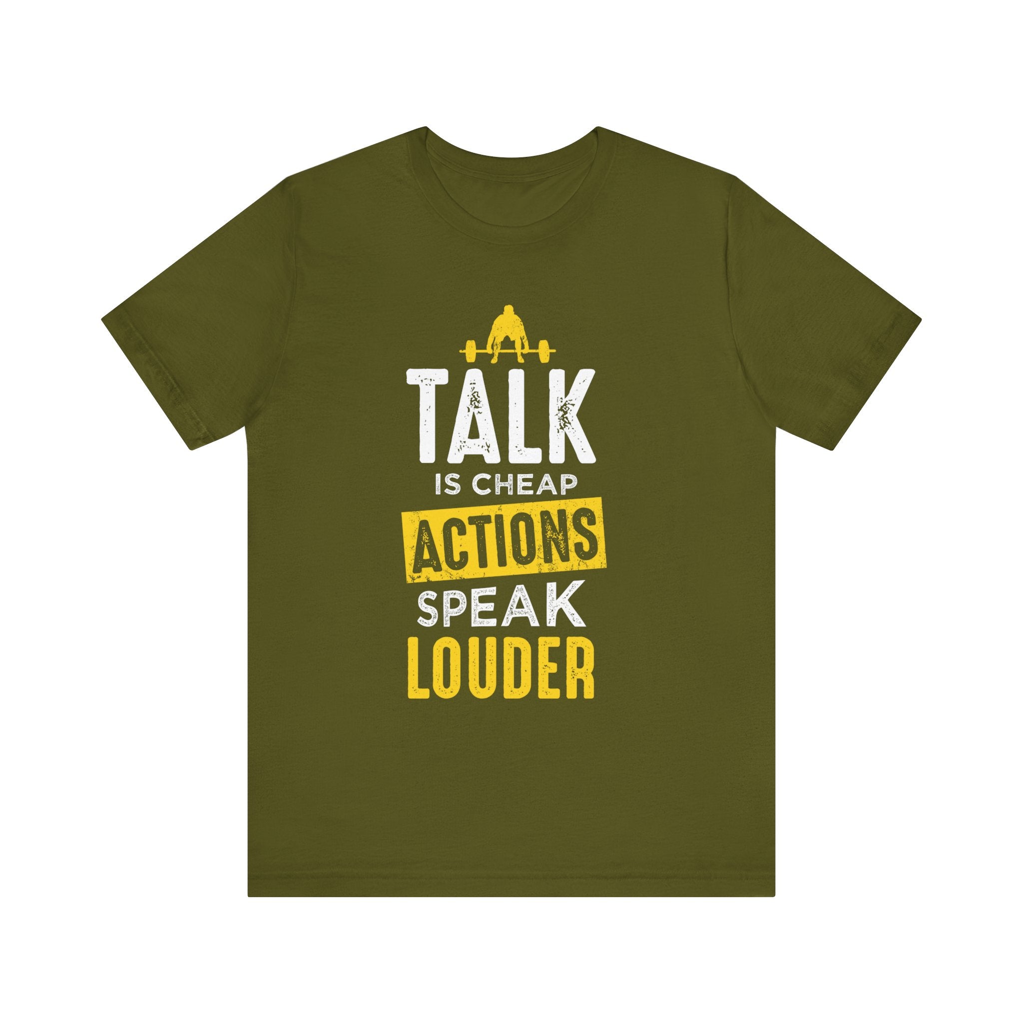 Parler, c’est des actions bon marché, parler plus fort, tee-shirt unisexe 