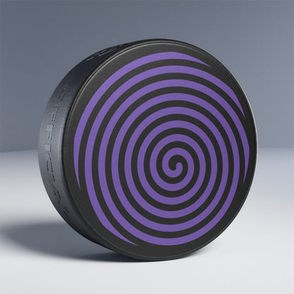 Hockey Puck - Spiral Strike Design