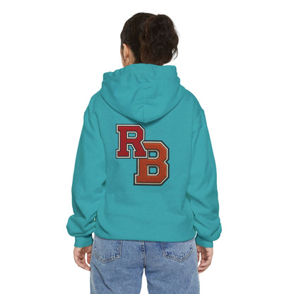 Letterman RB Hoodie — Garment-Dyed Athletic Pullover Printify