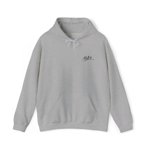 Minimal Script Hoodie — "All We Are" Pullover