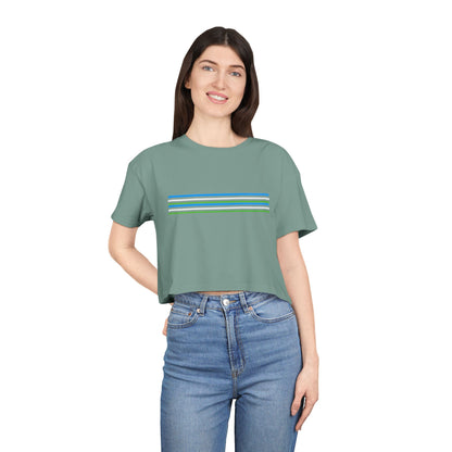 Crop Tee - Bubblegum Design for Women