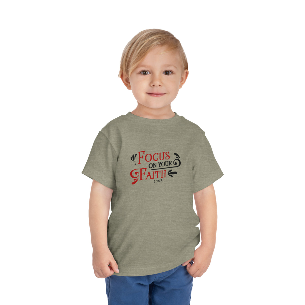 Focus On Your Faith Toddler Tee