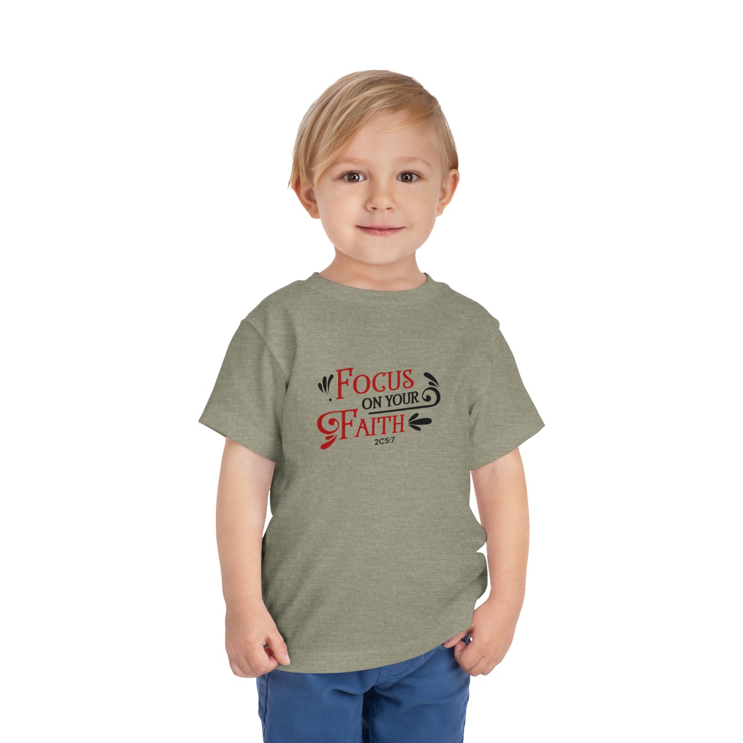Focus On Your Faith Toddler Tee