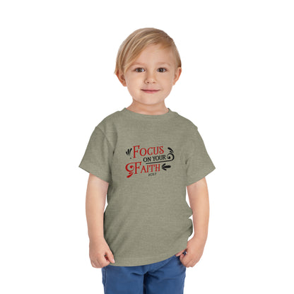 Focus On Your Faith Toddler Tee