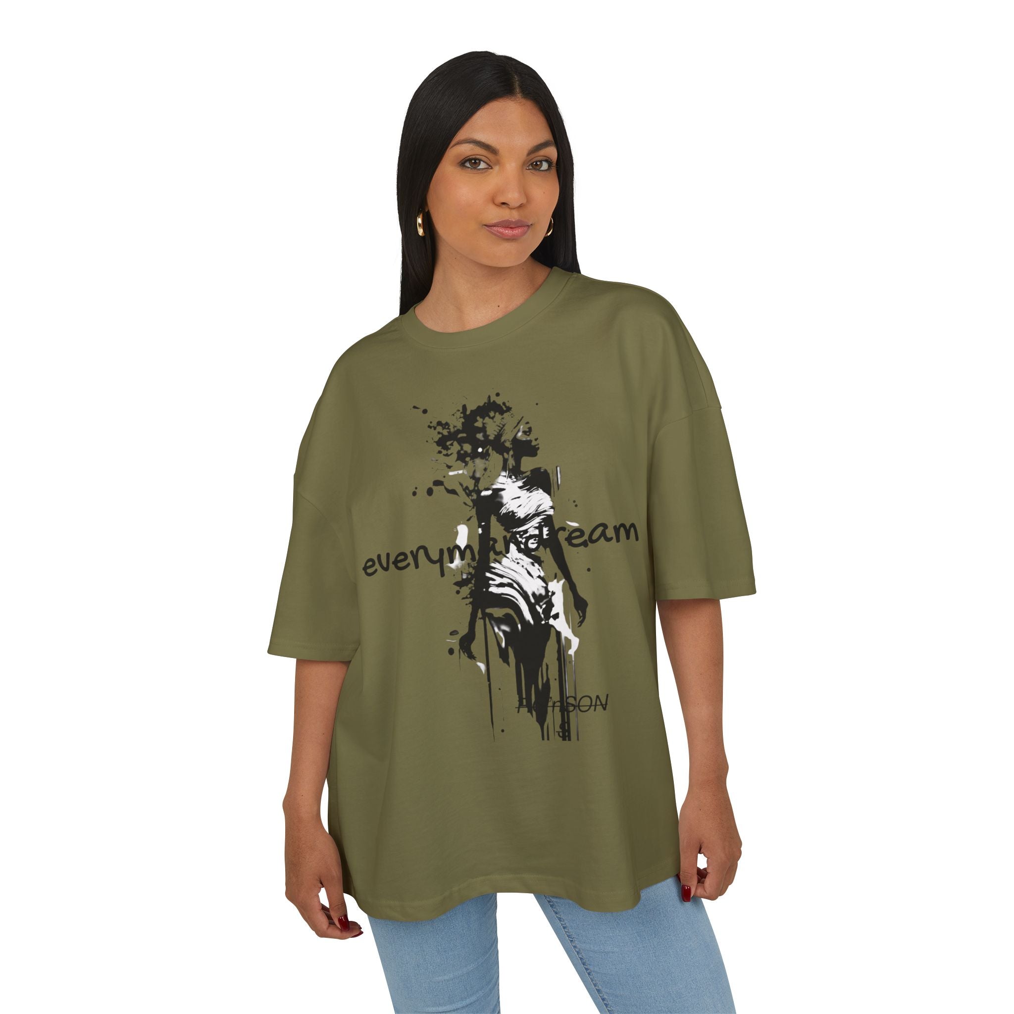 T-Shirt - 'YES AM I' Unisex Ultra Heavy Cotton Box Tee