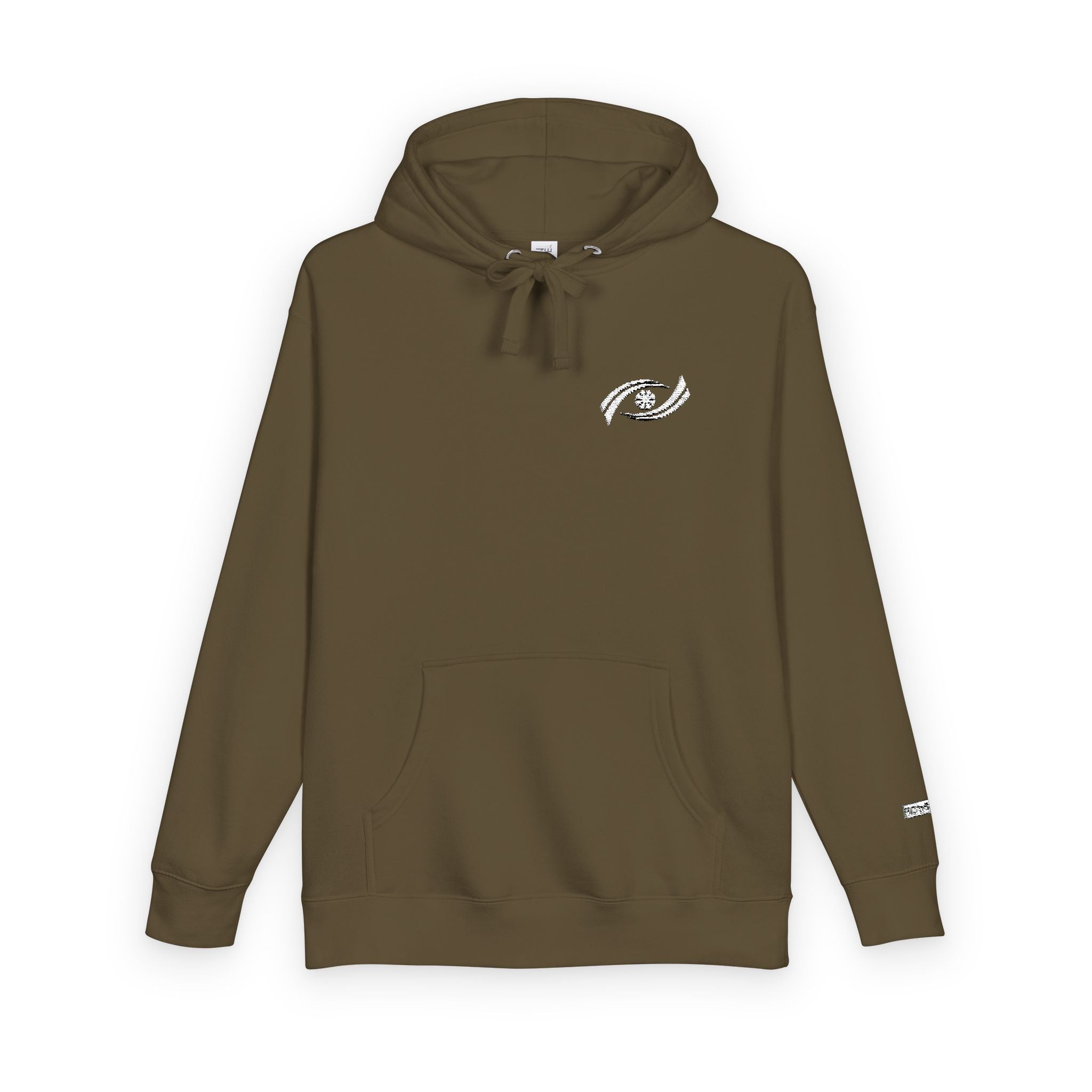 Cozy Unisex Fleece Hoodie with Artistic Design, Casual Wear, Gift for Him/Her, Fall Fashion, Everyday Comfort Printify