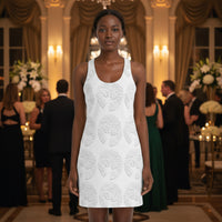 Stylish Women's Racerback Dress, Casual Summer Dress, Comfortable Everyday Wear, Vacation Outfit, Unique Graphic Dress Printify