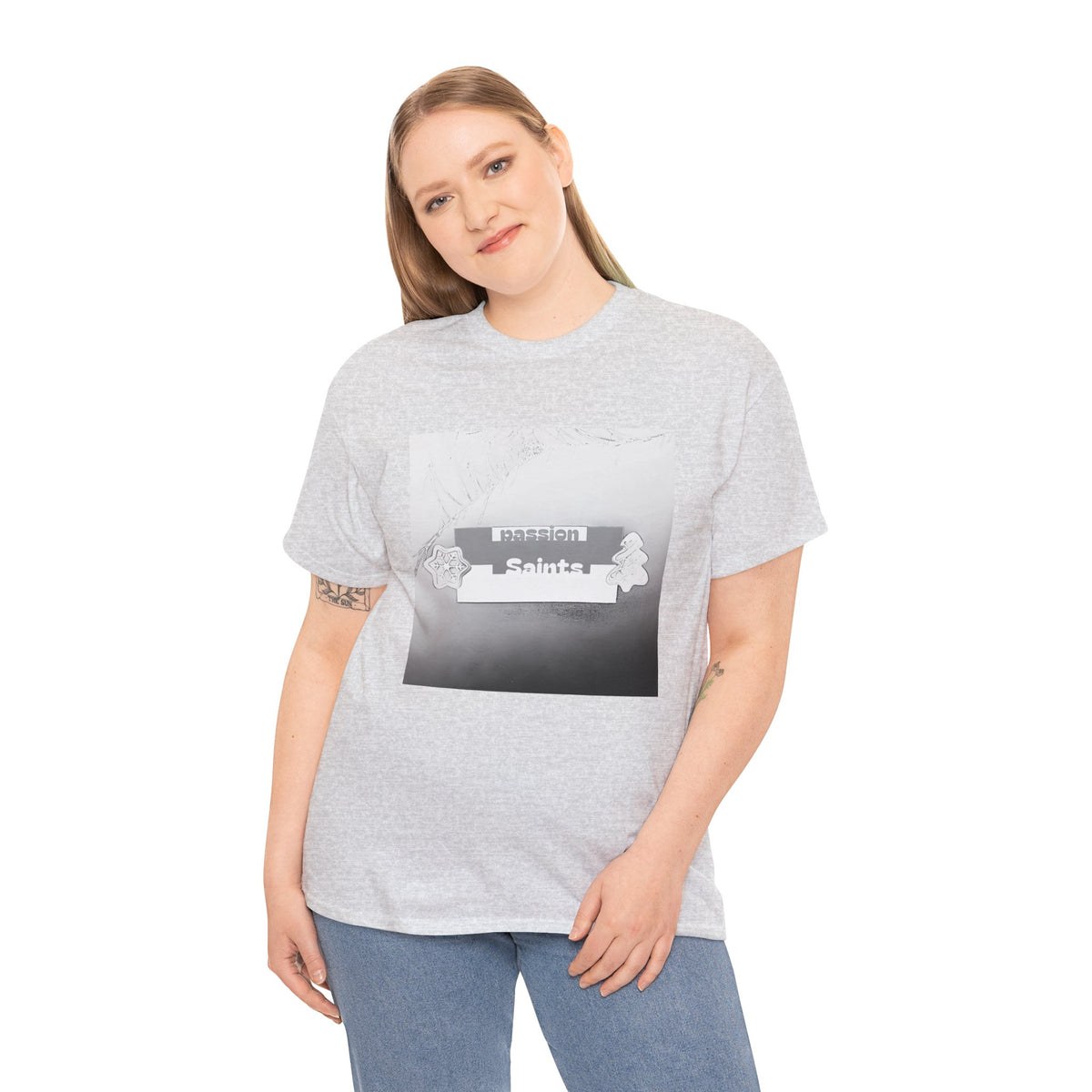 Passion Saints  Cotton Tee ( faded)