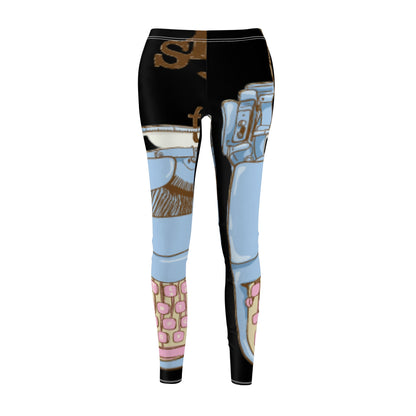 Women's Cut & Sew Casual Leggings (AOP)