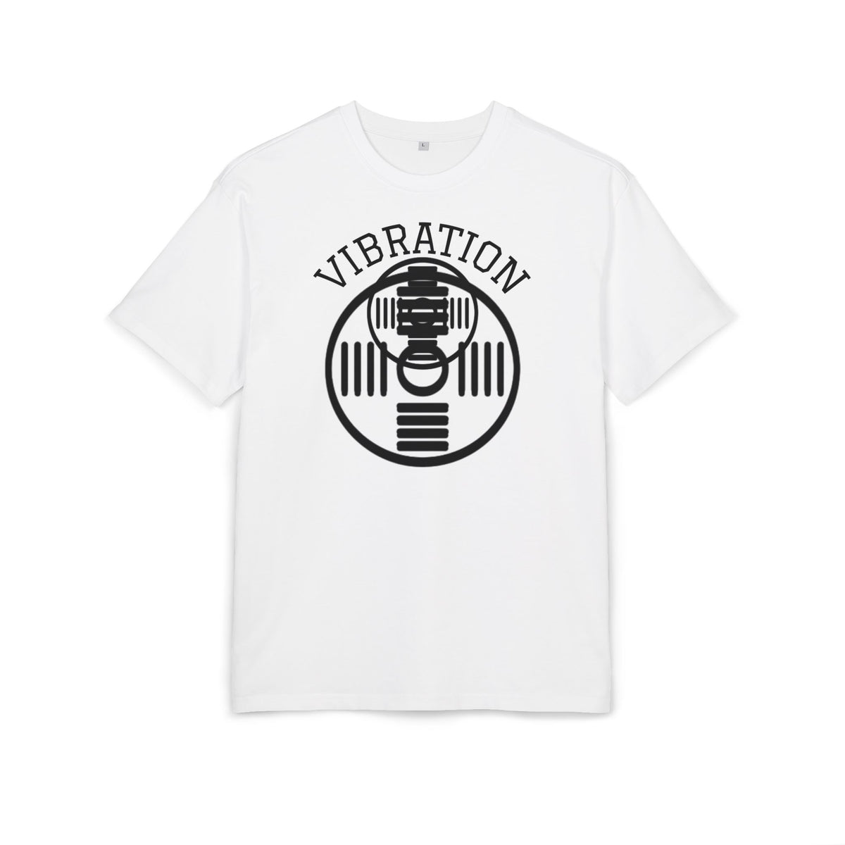 Unisex Vibration Oversized Tee | Comfortable Streetwear, Gym Apparel, Gift for Fitness Lovers, Casual Daily Wear, Graphic Tee