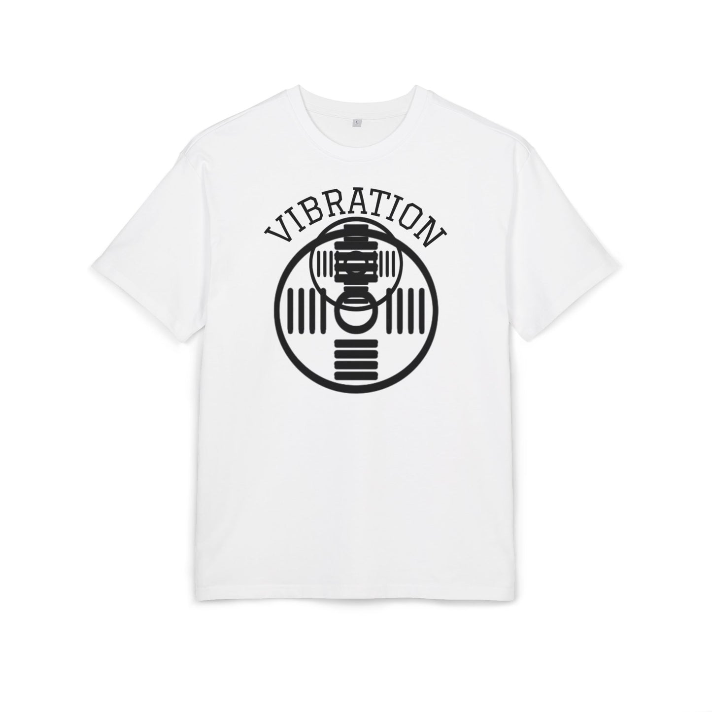 Unisex Vibration Oversized Tee | Comfortable Streetwear, Gym Apparel, Gift for Fitness Lovers, Casual Daily Wear, Graphic Tee