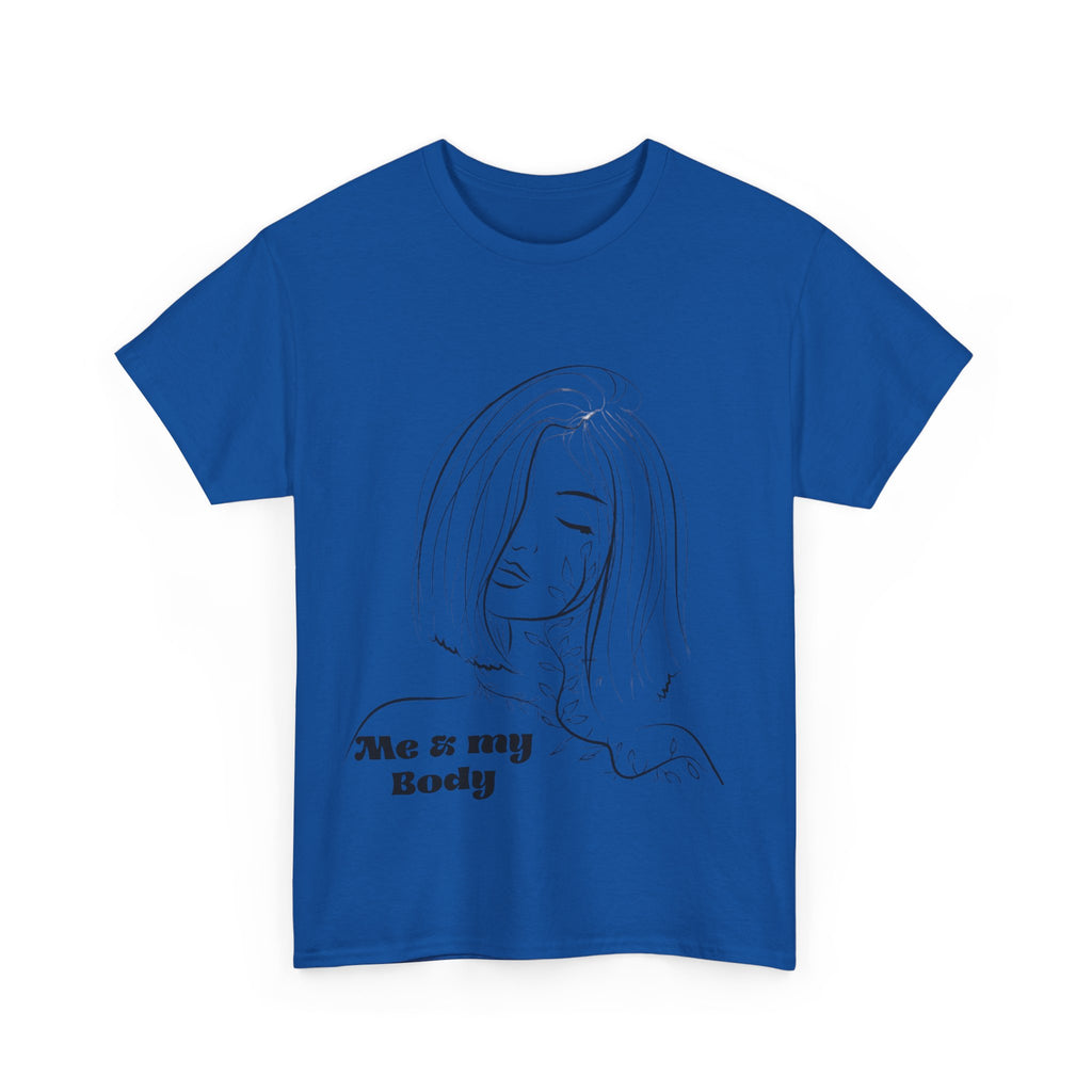 Unisex Faded Cotton Me my Body  Tee