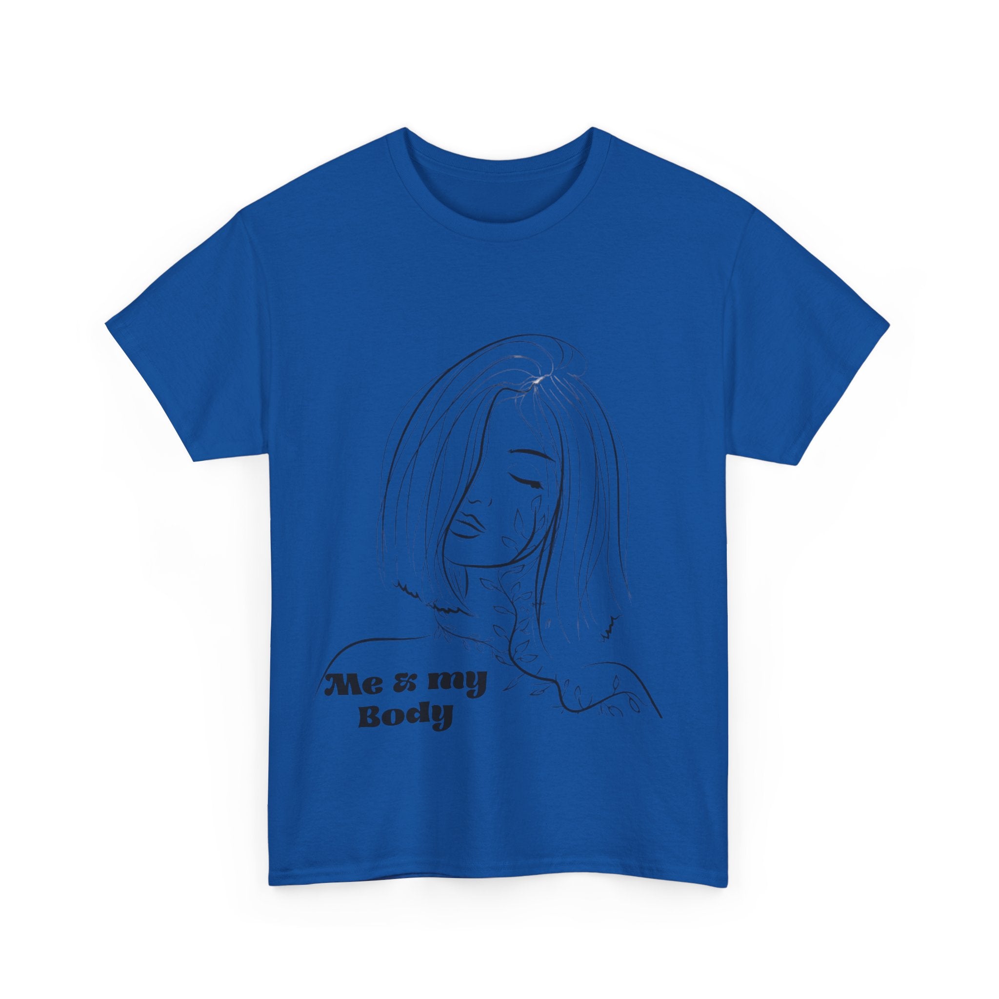 Unisex Faded Cotton Me my Body  Tee
