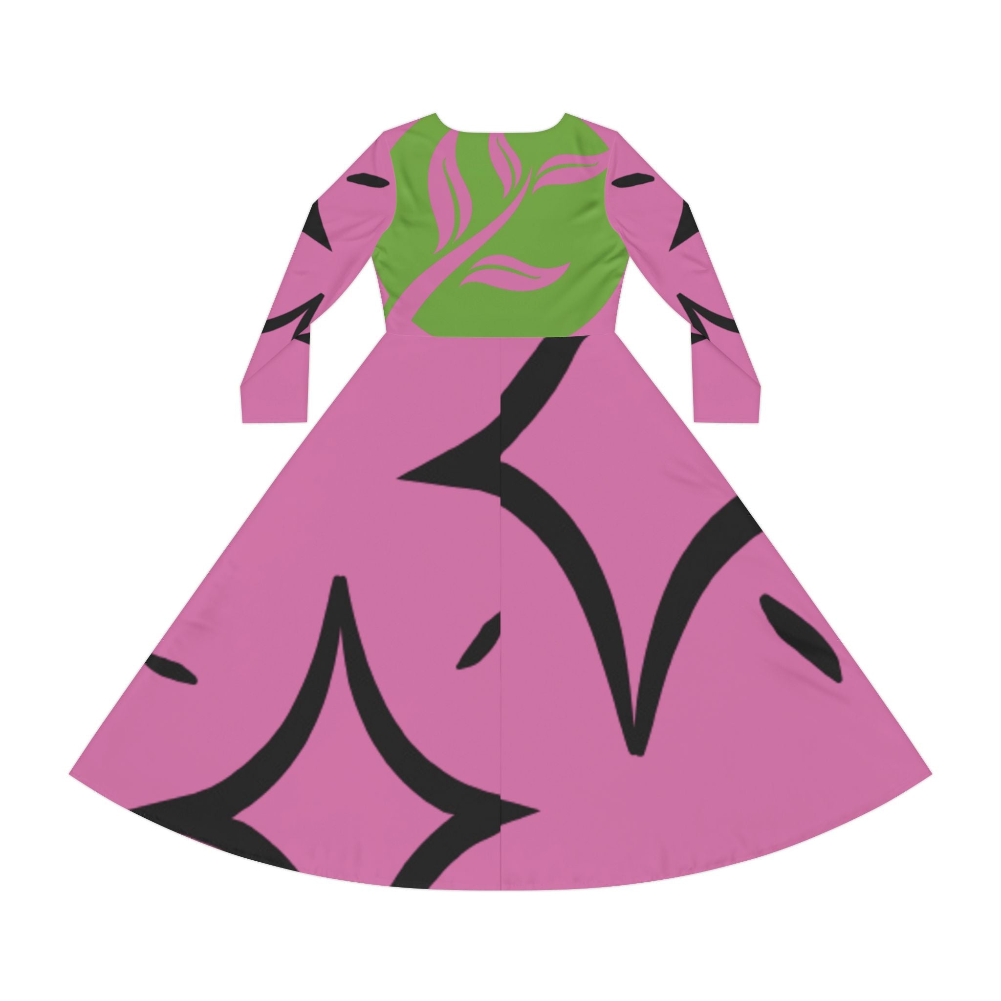 RC'nSONS  Long Sleeve Dance Dress (AOP)