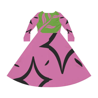 RC'nSONS  Long Sleeve Dance Dress (AOP)