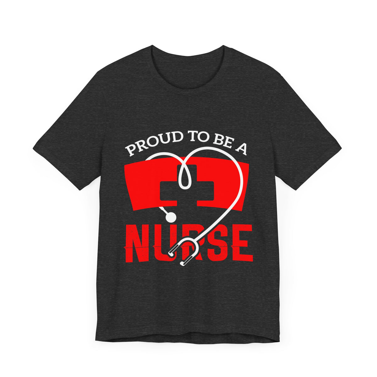 Fier d’être un tee-shirt unisexe infirmière 