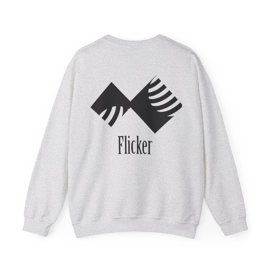 Flicker Unisex Heavy Blend Crewneck Sweatshirt - Cozy and Stylish