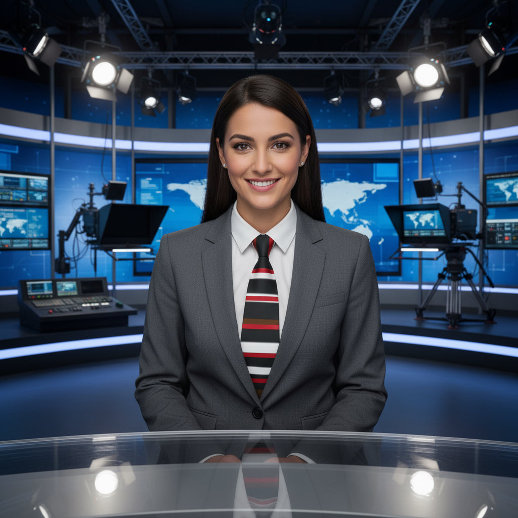 Stylish Striped Necktie for Any Occasion, Menswear Accessory, Gift for Him, Business Attire, Father's Day, Wedding Printify