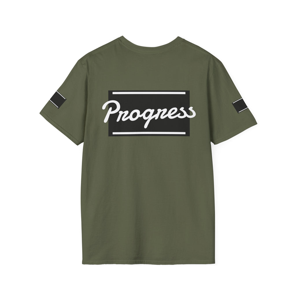 Motivational Unisex Softstyle T-Shirt | Progress Tee, Gift for Teens, Casual Wear, Workout Shirt, Inspirational Apparel Printify