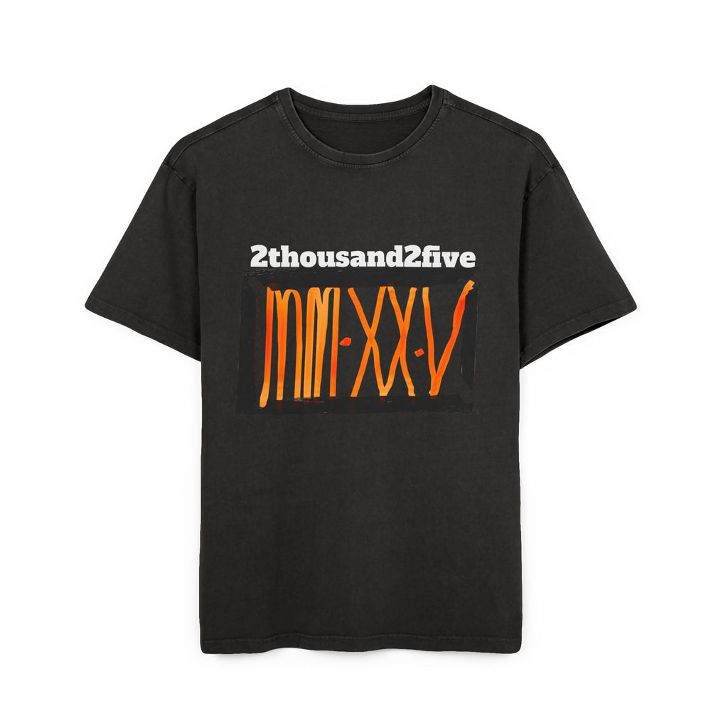 T-Shirt Acid Washed Oversize Tee 2thousand2five Design