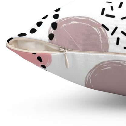 Spun Polyester Square Pillow