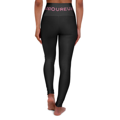 Amourös High Waisted Elastic leggings Sublimated
