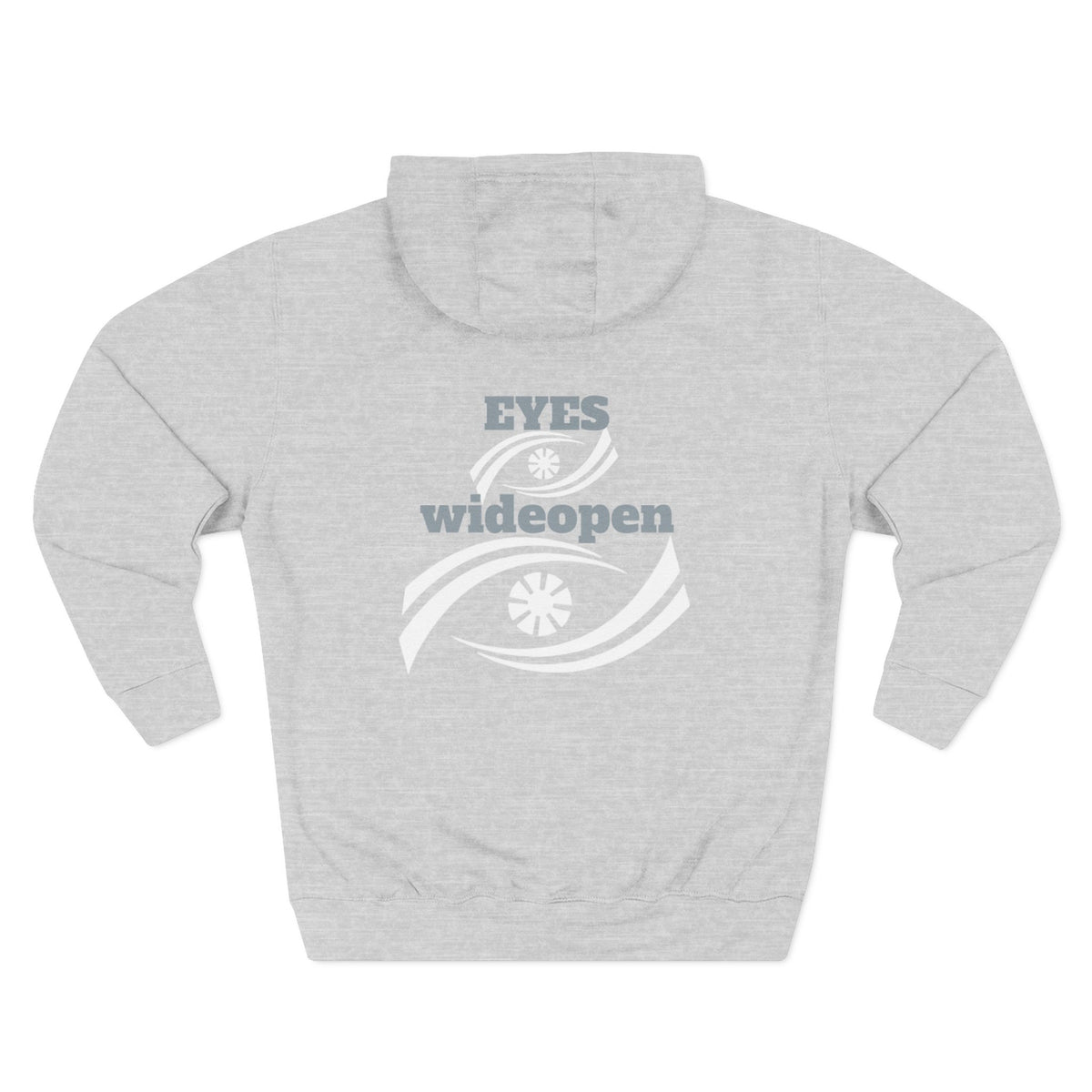 Fleece Hoodie, Cozy Warmth, Casual Style, Perfect for All Seasons, Gift for Friends, EYES wideopen Design