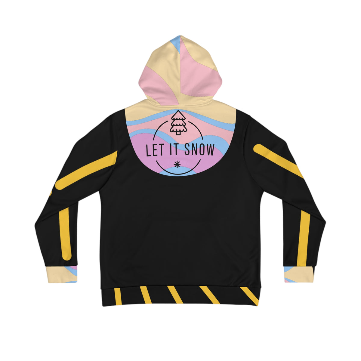 Snowy Men's Hoodie - Let It Snow Winter Design