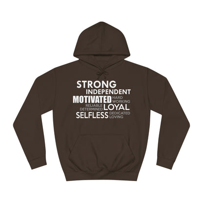 Strong Independent Motivated Unisex Hoodie