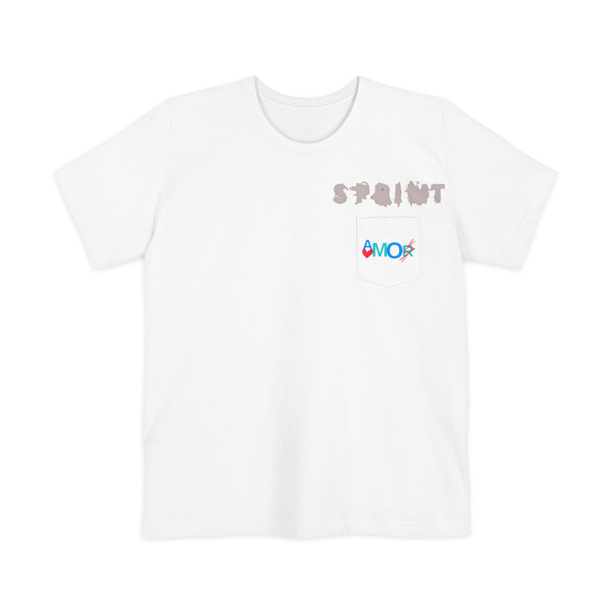 Unisex Pocket T-shirt - Sprint Amorx Design