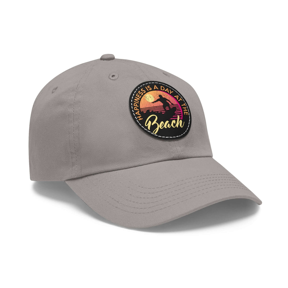 Dad Hat with Leather Patch (Round) - RC’nSONS