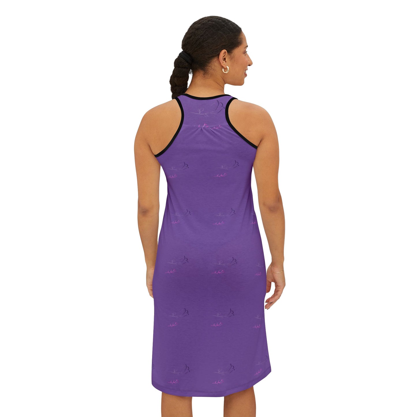 Vibrant Women's Racerback Dress - Perfect for Summer Days, Beachwear, Lounging, Festivals, Weekend Outings, and Vacations