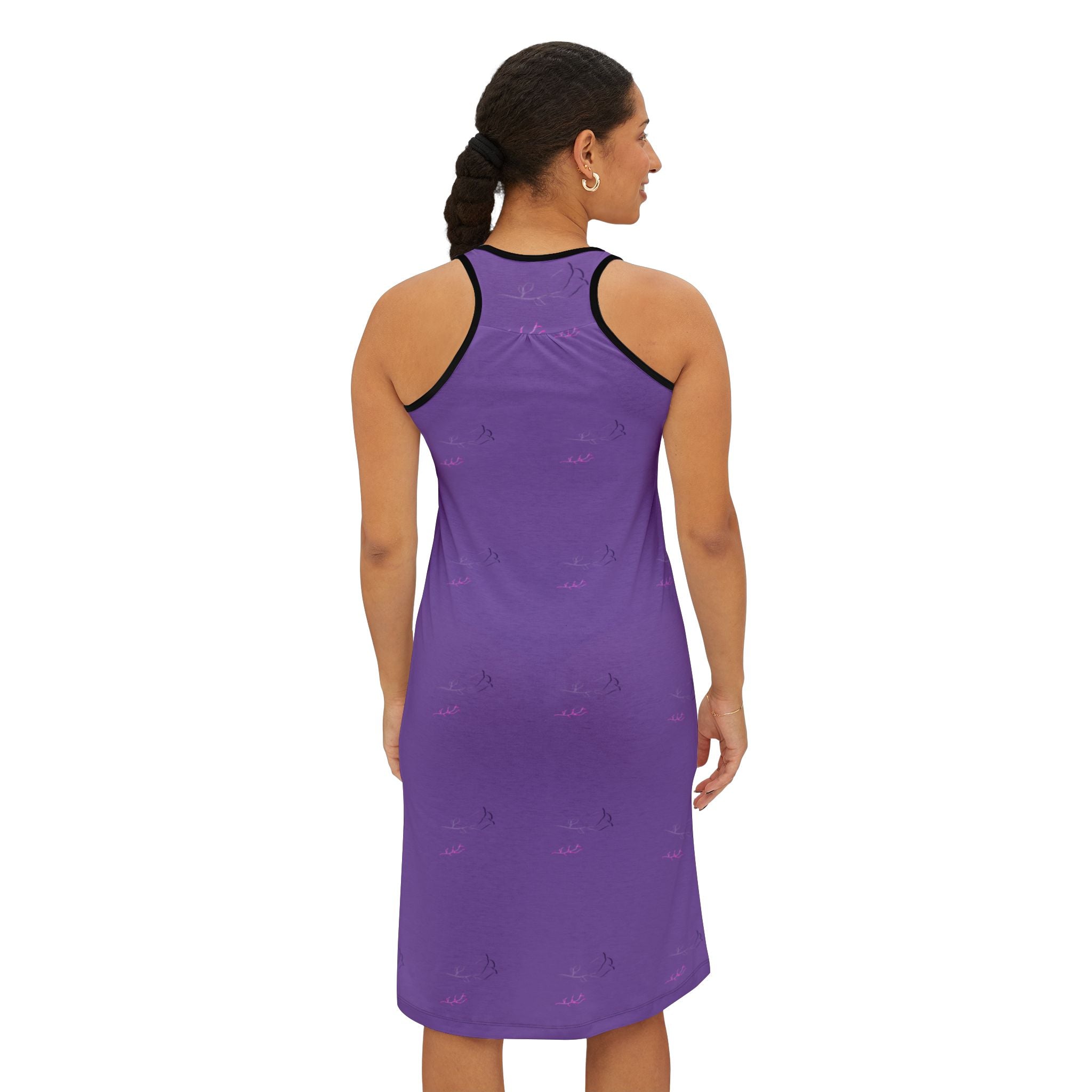 Vibrant Women's Racerback Dress - Perfect for Summer Days, Beachwear, Lounging, Festivals, Weekend Outings, and Vacations